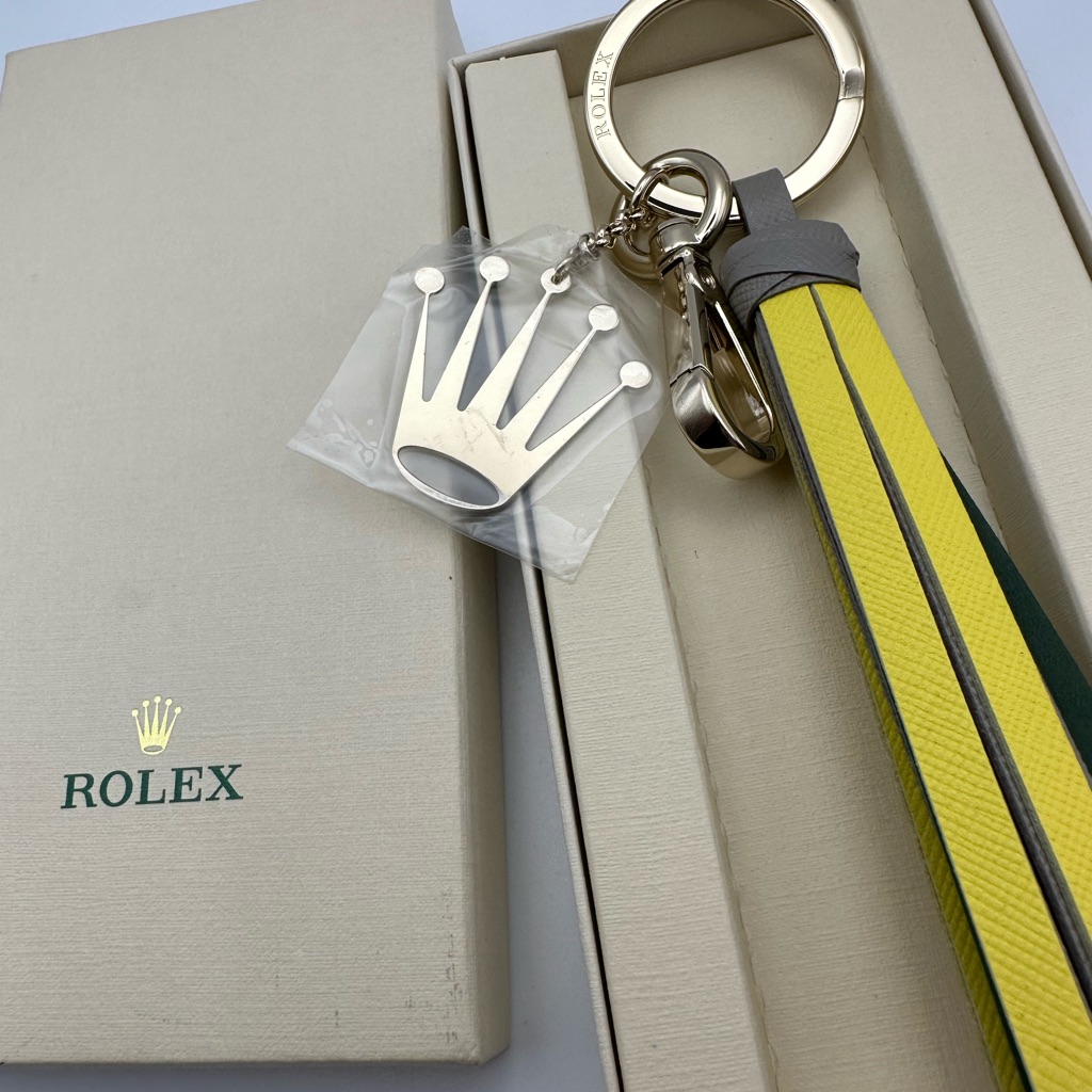 Rolex Leather Key Ring
